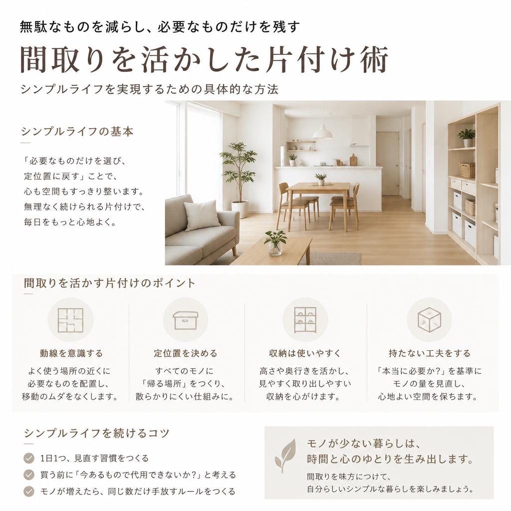 2. スペースを活用するための片付け術