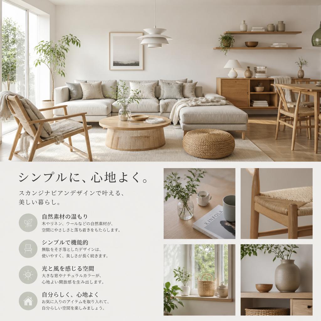 スカンジナビアンデザインの特長