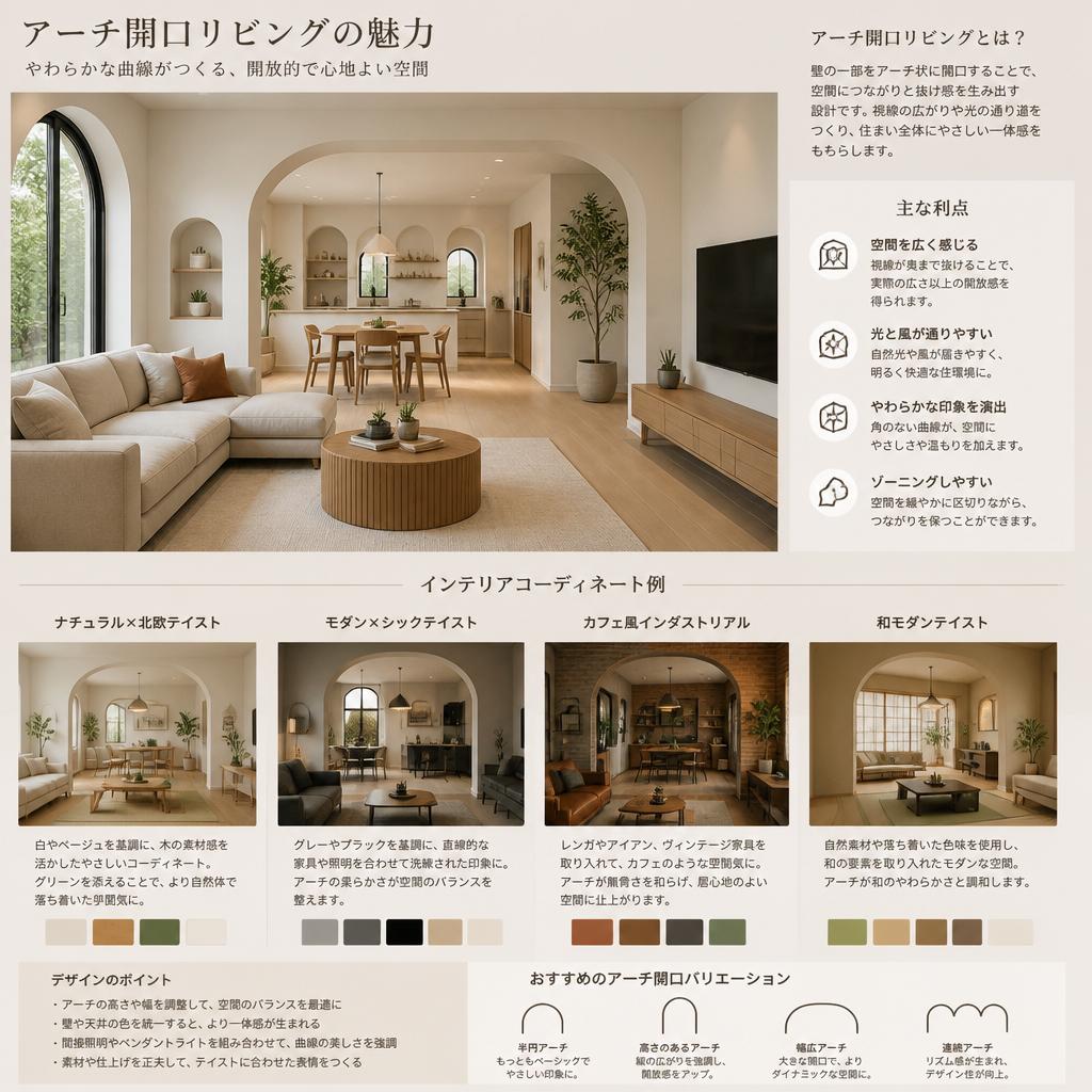 アーチ開口リビングとは？