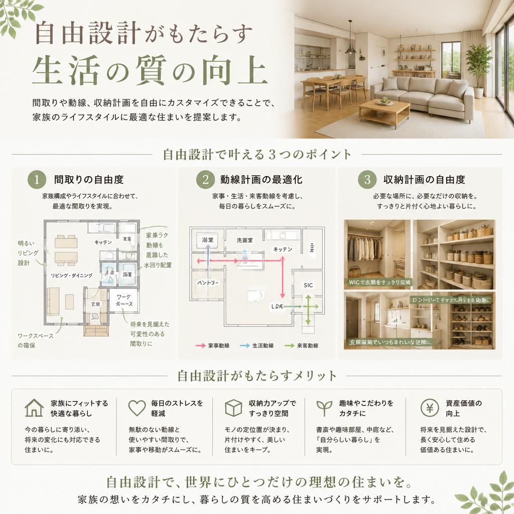 自由設計のメリット