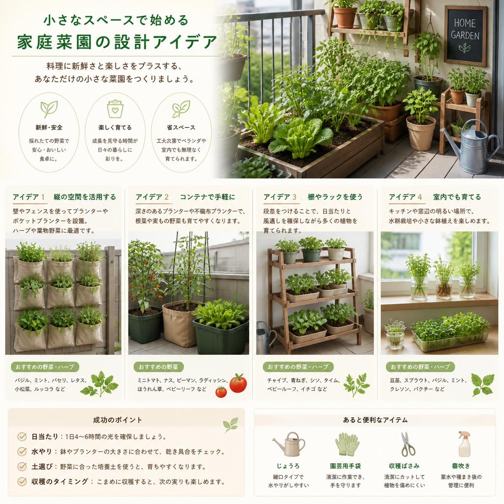 3. おしゃれな家庭菜園の提案